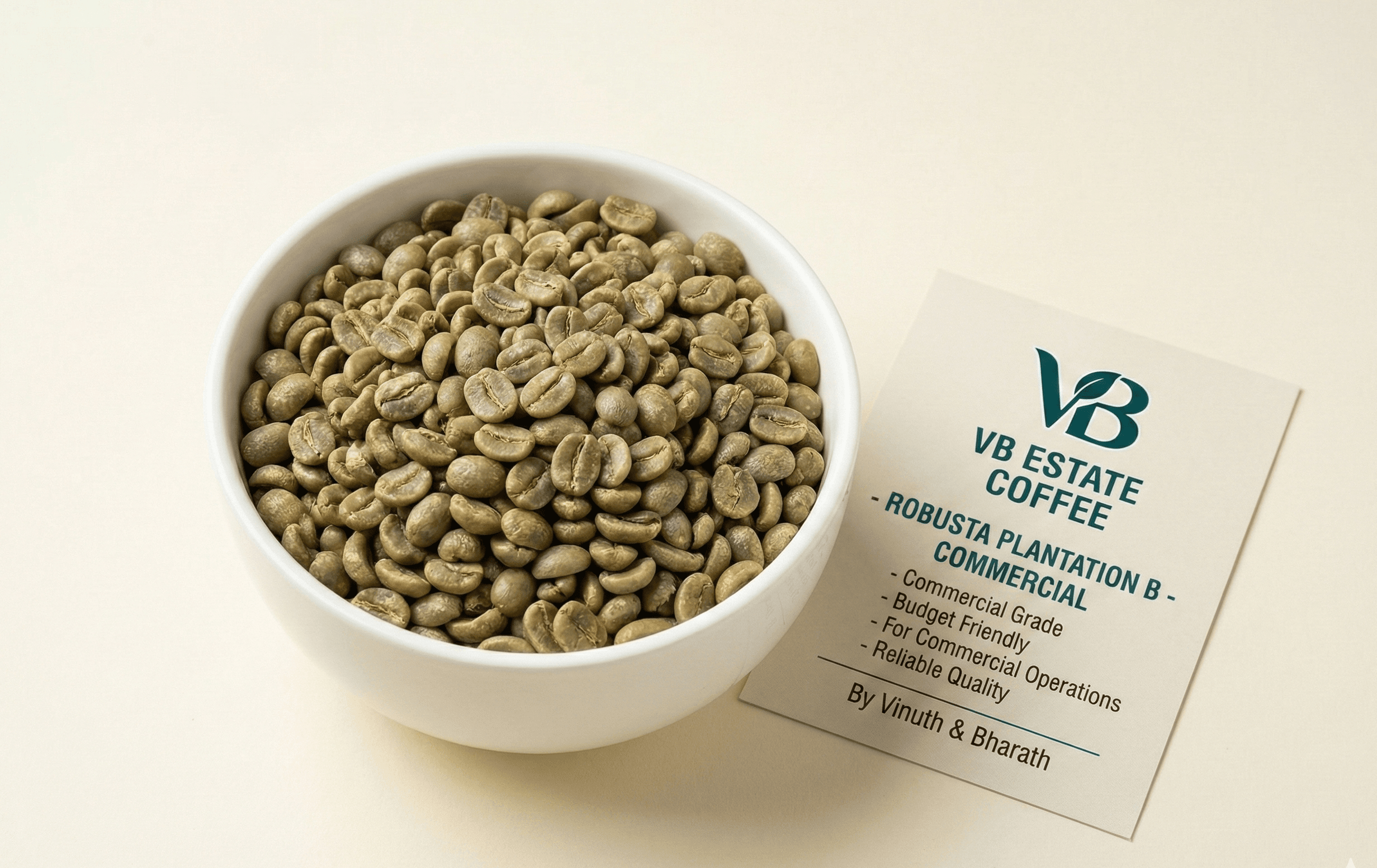 Robusta Screen 15 (B Grade) - Green - Indian Coffee Export | VB Exports